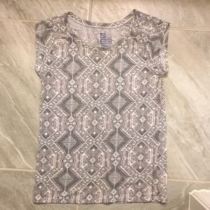 Tribal printed top